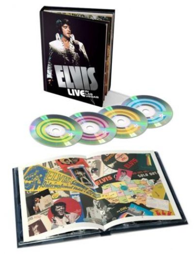 Elvis Presley - Live in Las Vegas 4xCD NEU Box Set Art Remastered