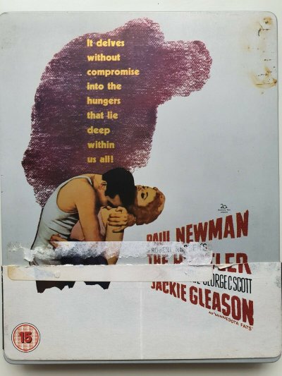 The Hustler Steelbook Blu-Ray 2014 Paul Newman 1961 English GOOD, DISC USED ONCE