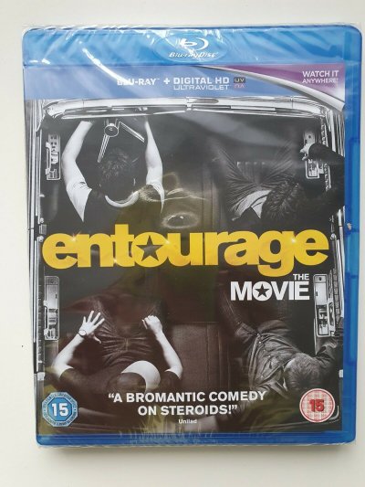 Entourage Blu-ray + Digital HD UV 2015 Adrian Grenier, Ellin cert 15 NEW SEALED