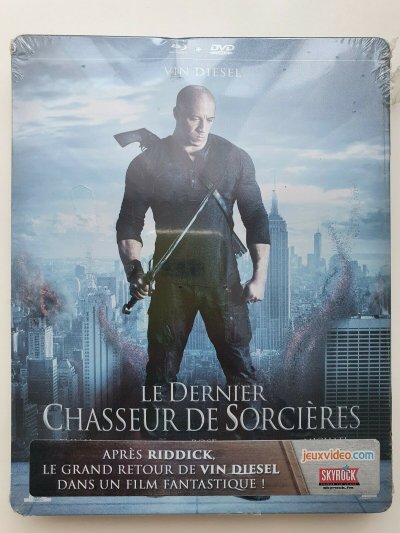 Le Dernier Chasseur de Sorcières 2016 Blu-ray + DVD STEELBOOK NEUF SOUS BLISTER
