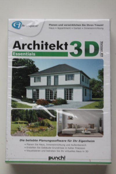 Architekt 3D Version X9 Essentials DVD DE 2016