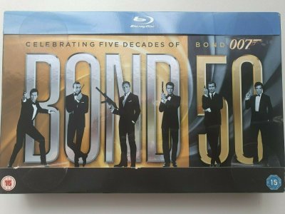 Bond 50: Celebrating Five Decades of Bond 007 Blu-ray 2012 BOX SET VERY GOOD