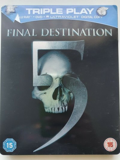 Final Destination 5 - Limited Ed. Steelbook Blu-ray + DVD 2011 2-Disc LIKE NEW