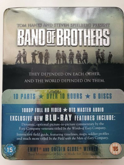 Band Of Brothers - HBO Complete Series Blu-ray 2008 EN STEELBOOK GOOD CONDITION