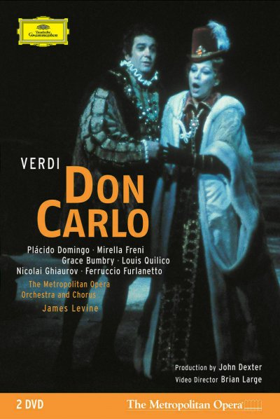 Verdi - Don Carlo Domingo, Freni, Bumbry, Quilico, Ghiaurov 2xDVD Opera 2005