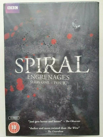Spiral: Series One - Four 1-4 DVD (2013) Grégory Fitoussi BOX SET NEW SEALED