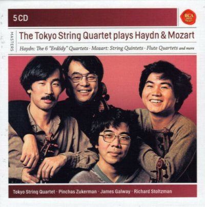 Haydn, Mozart, Tokyo String Quartet ‎– The Tokyo String Quartet Plays Haydn 5xCD