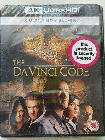 The Da Vinci Code - 10th Anniversary Edition (4K Ultra HD + Blu-Ray) NEW SEALED