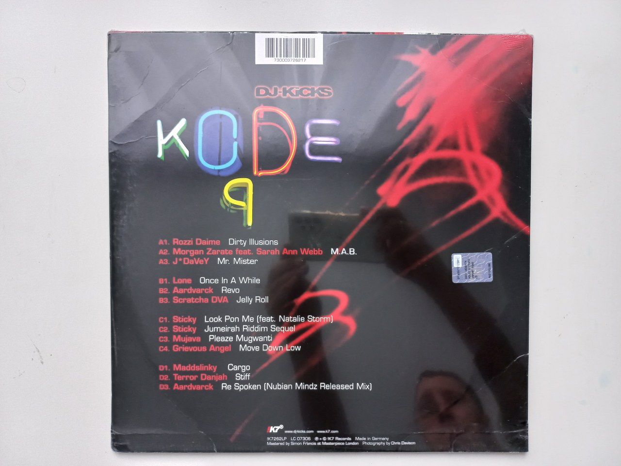 730003726217 Kode9 – DJ-Kicks 2 x Vinyl, 12