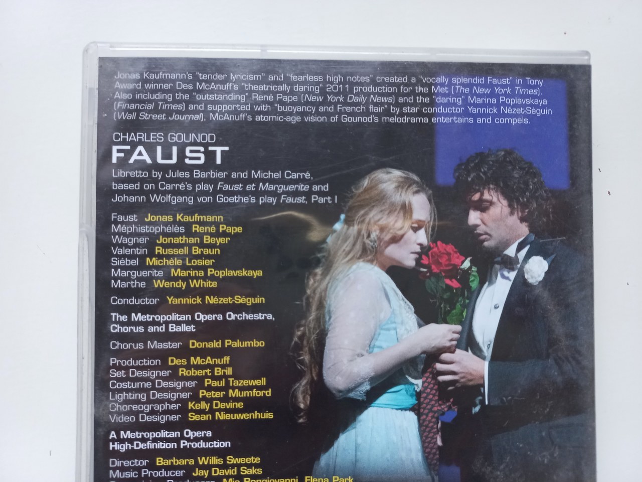 044007438114 Faust: Metropolitan Opera DVD 2014