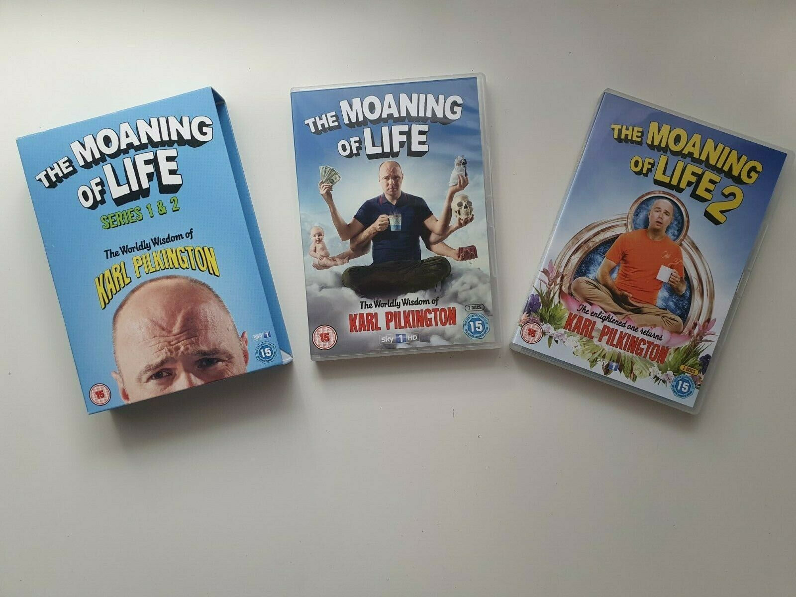 5014138609023 The Moaning of Life - Series 1-2 DVD 2015 Good DVD Karl Pilkington English GOOD